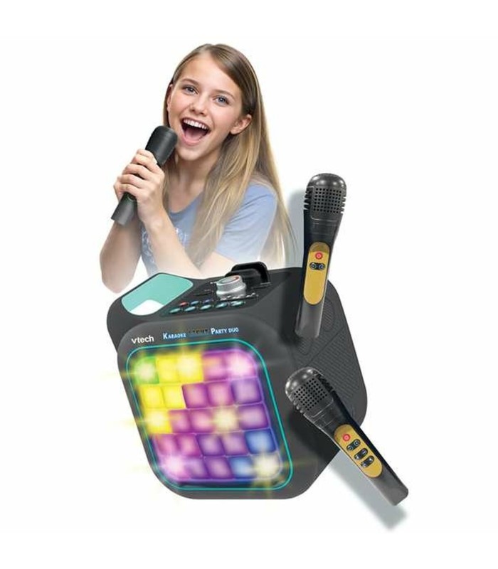 Enceinte bluetooth karaoké 🎤 - duo VTech noir, 2 micros