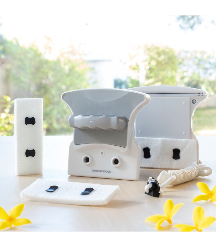 Nettoyant pour vitres 🪟 | magnétique réutilisable blanc