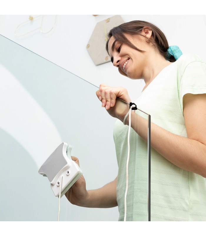 Nettoyant pour vitres 🪟 | magnétique réutilisable blanc