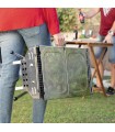 ExelQ barbecue au charbon de bois pliable, inox – InnovaGoods