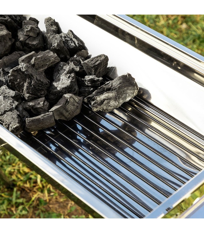 Barbecue pliable acier inoxydable 🔥 | ExelQ, ultra durable