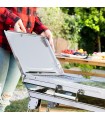 ExelQ barbecue au charbon de bois pliable, inox – InnovaGoods