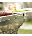 ExelQ barbecue au charbon de bois pliable, inox – InnovaGoods
