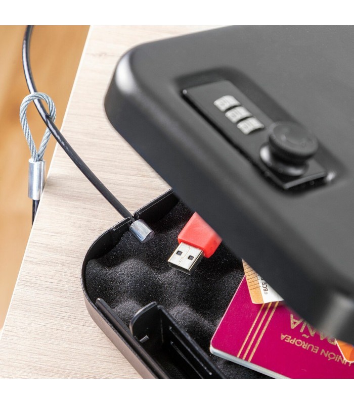 Coffre-fort Prisaven noir – InnovaGoods portable