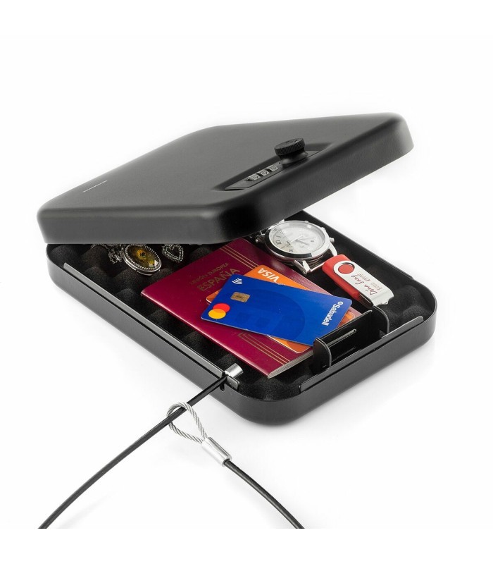 Coffre-fort Prisaven noir – InnovaGoods portable