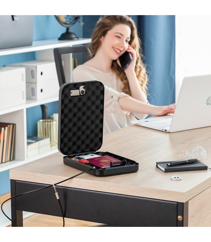 Coffre-fort Prisaven noir – InnovaGoods portable