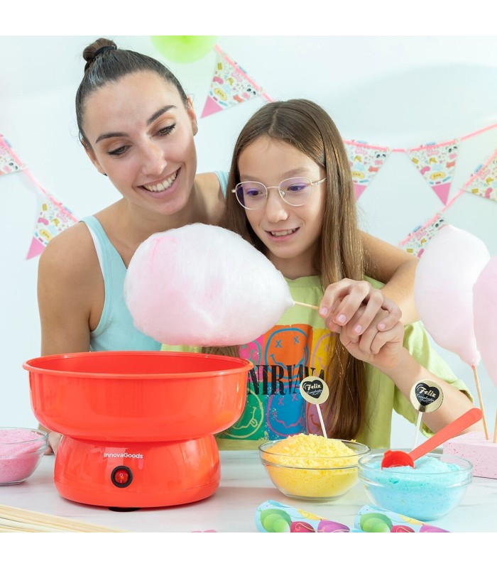 Cantty InnovaGoods – Machine à barbe à papa rouge