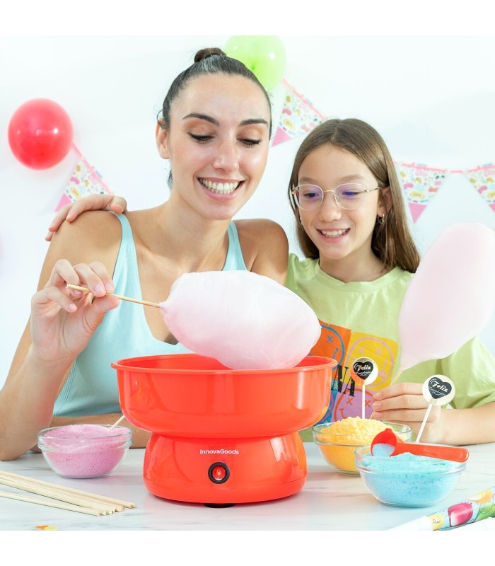 Cantty InnovaGoods – Machine à barbe à papa rouge