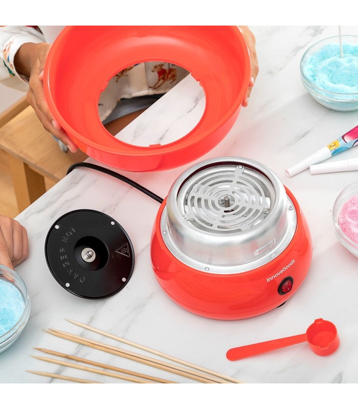 Cantty InnovaGoods – Machine à barbe à papa rouge