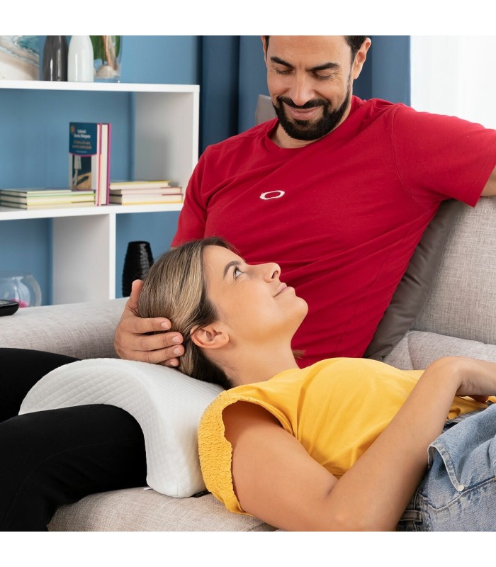 Oreiller ergonomique cervical pour couple 💤 - découpe bras, durable