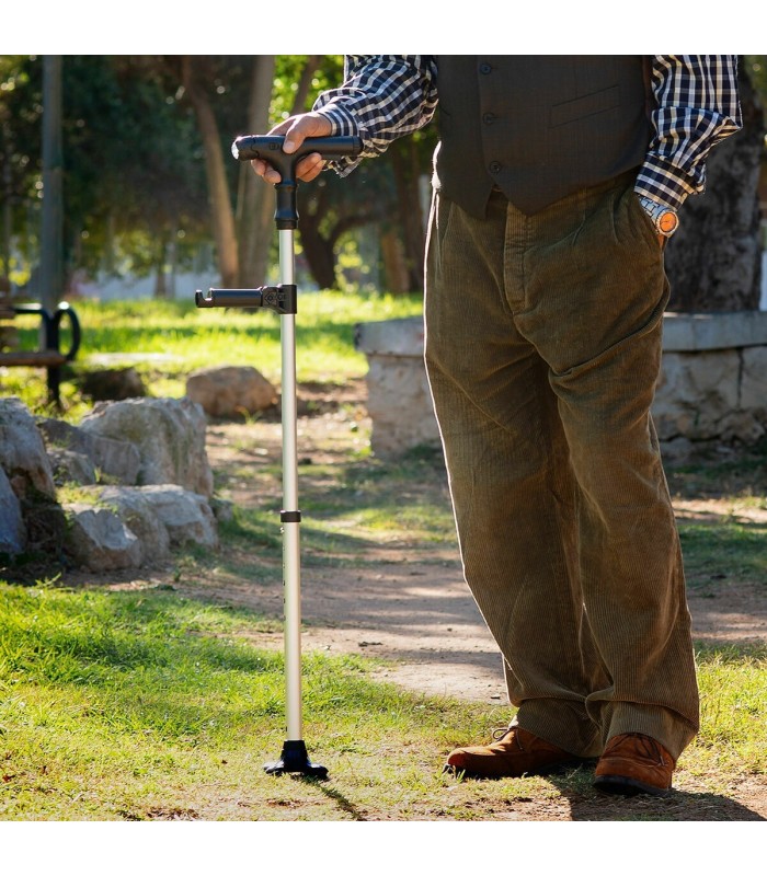 Canne extensible LED, alarme – Hannde InnovaGoods