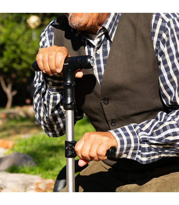 Canne extensible LED, alarme – Hannde InnovaGoods