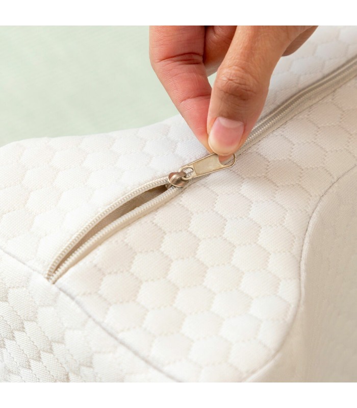 Oreiller pour les jambes 🛏 | Gris mousse mémoire | Confort optimal