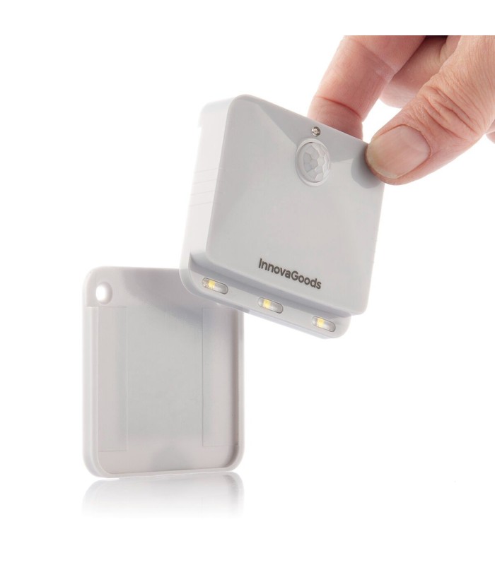 Lumtoo gris – lampes LED capteur de mouvement x2 | InnovaGoods