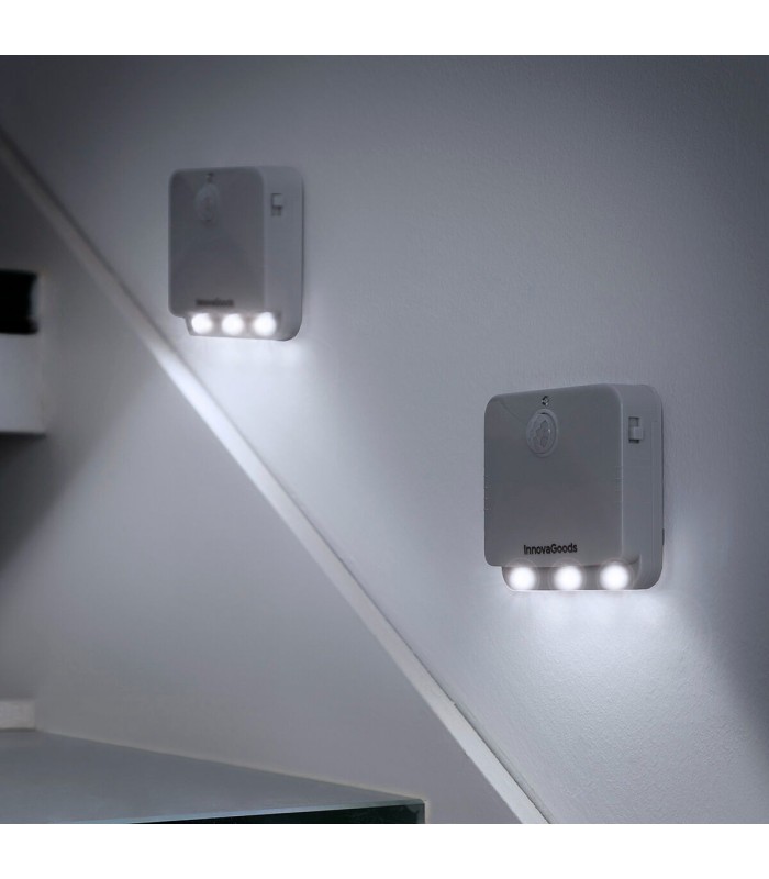 Lampe LED capteur mouvement 💡 | couloir, pose facile, lot x2