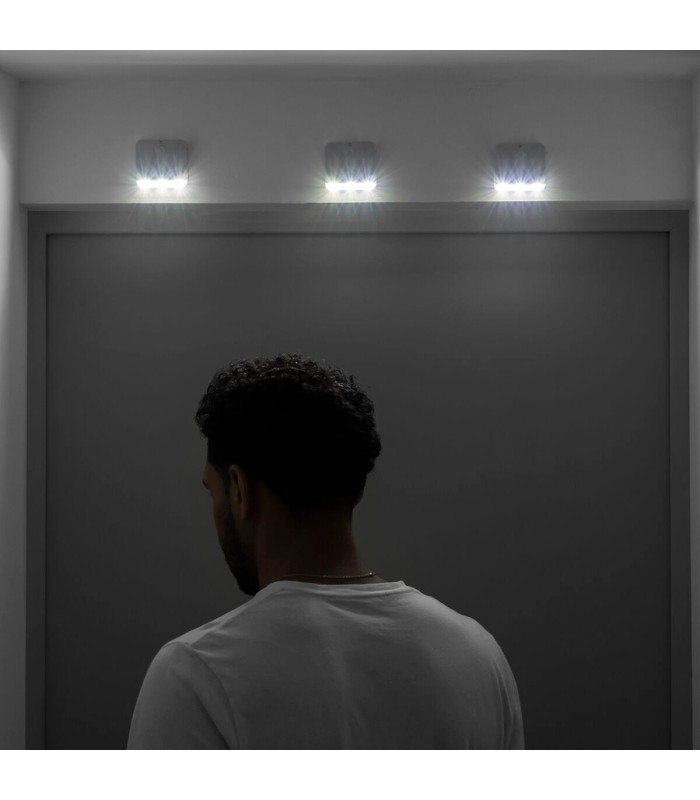 Lumtoo gris – lampes LED capteur de mouvement x2 | InnovaGoods