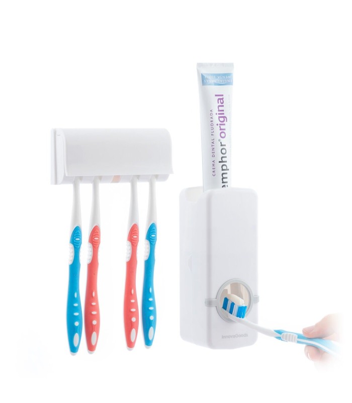 Distributeur de dentifrice 🦷 5 brosses | InnovaGoods