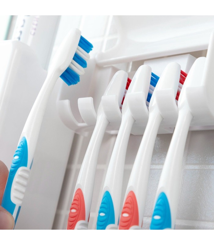 Diseeth – distributeur dentifrice + porte-brosses | InnovaGoods