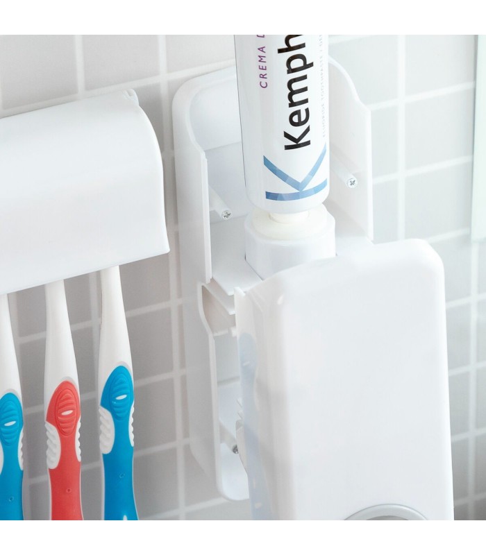 Distributeur de dentifrice 🦷 5 brosses | InnovaGoods