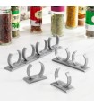 Jarlock x20 gris – porte-épices adhésif divisible, InnovaGoods