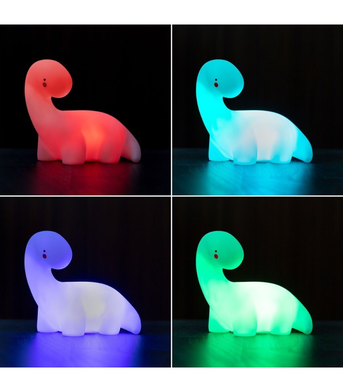 Lampe LED multicolore 🦕 | veilleuse RGB sans chauffe, enfant