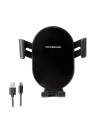 Chakar – support voiture à induction 15 W noir | InnovaGoods