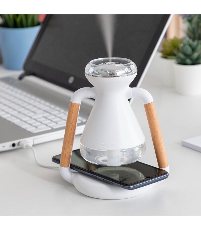 Humidificateur diffuseur d’arômes 🌿 | charge sans fil 9W