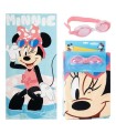 Serviette de plage Minnie Mouse, bleu multicouleur | Disney
