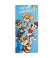 Serviette de plage enfant The Paw Patrol – bleu imprimé
