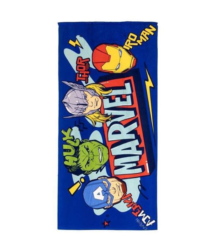 Serviette de plage Avengers 🦸  avec lunettes
