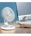 Ventilateur de bureau FanLed blanc – InnovaGoods LED, 4000 mAh