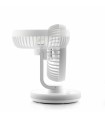 Ventilateur de bureau FanLed blanc – InnovaGoods LED, 4000 mAh