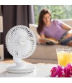 Ventilateur de bureau 🌬️ | LED, batterie 4000 mAh | léger et maniable