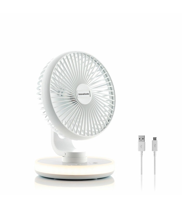 Ventilateur de bureau 🌬️ | LED, batterie 4000 mAh | léger et maniable