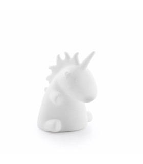 Ledicorn – veilleuse licorne LED multicolore blanche, InnovaGoods