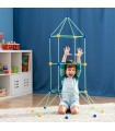 Kit de Construction de Fort pour Enfants Archikitt InnovaGoods 85 Pièces