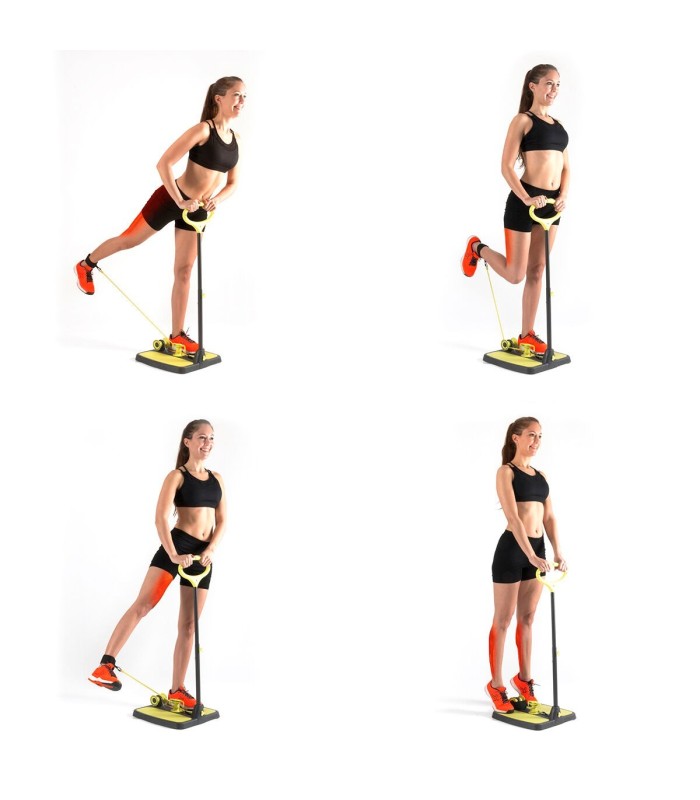 Plateforme de Fitness pour Fessiers et Jambes avec Guide d'Exercices InnovaGoods