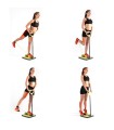Plateforme de Fitness pour Fessiers et Jambes avec Guide d'Exercices InnovaGoods