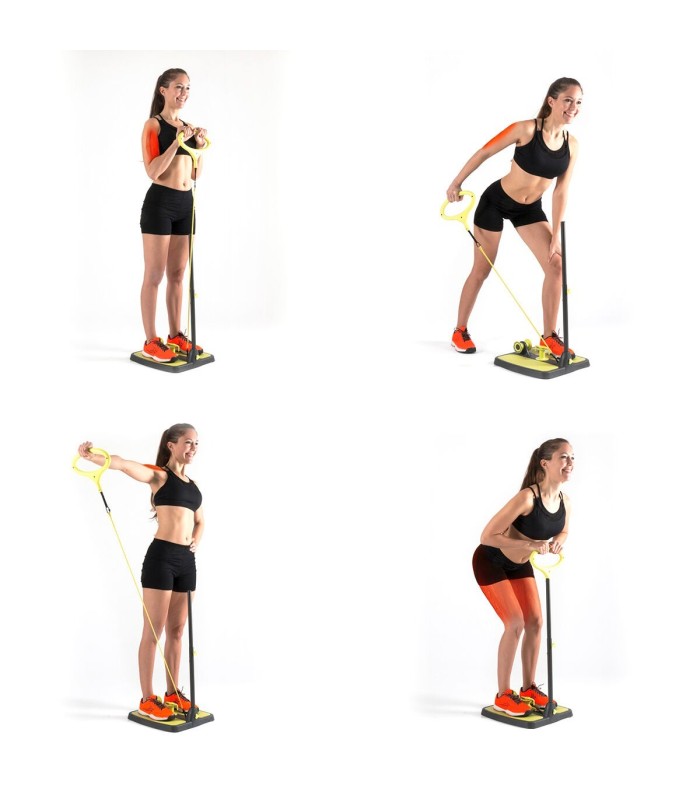 💪 Plateforme fitness fessiers jambes + guide d'exercices 🏋️‍♀️