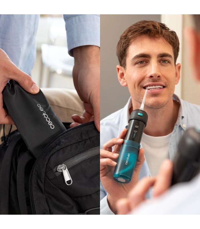 Hydropulseur dentaire 💧 | Cecotec Jet Splash noir 3 niveaux