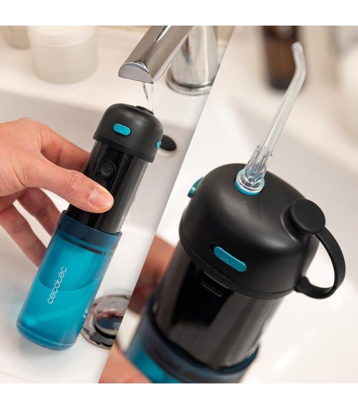 Hydropulseur dentaire 💧 | Cecotec Jet Splash noir 3 niveaux