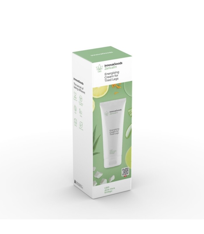 Réflexion durant 4 secondes Zencalm – crème CBD jambes fatiguées, InnovaGoods 200 ml