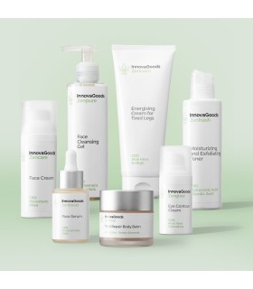 Réflexion durant une seconde Pack routine de soin visage et corps au CBD – InnovaGoods