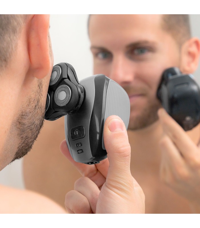 Shavestyler 5 en 1, rasoir rechargeable noir/gris – InnovaGoods
