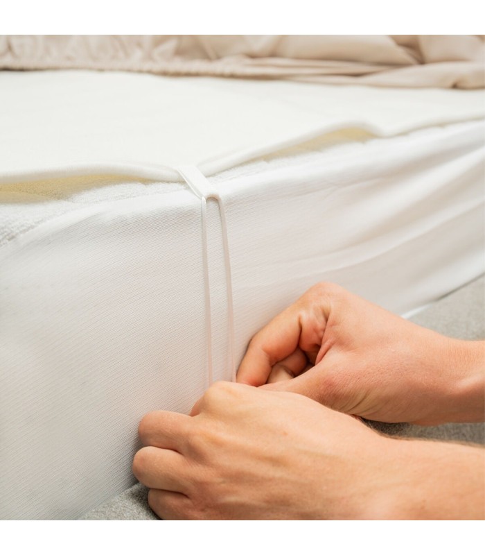 Surmatelas chauffant électrique Krewarm blanc – InnovaGoods, 60 W