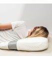 Oreiller ergonomique Ullow en U blanc/gris – InnovaGoods