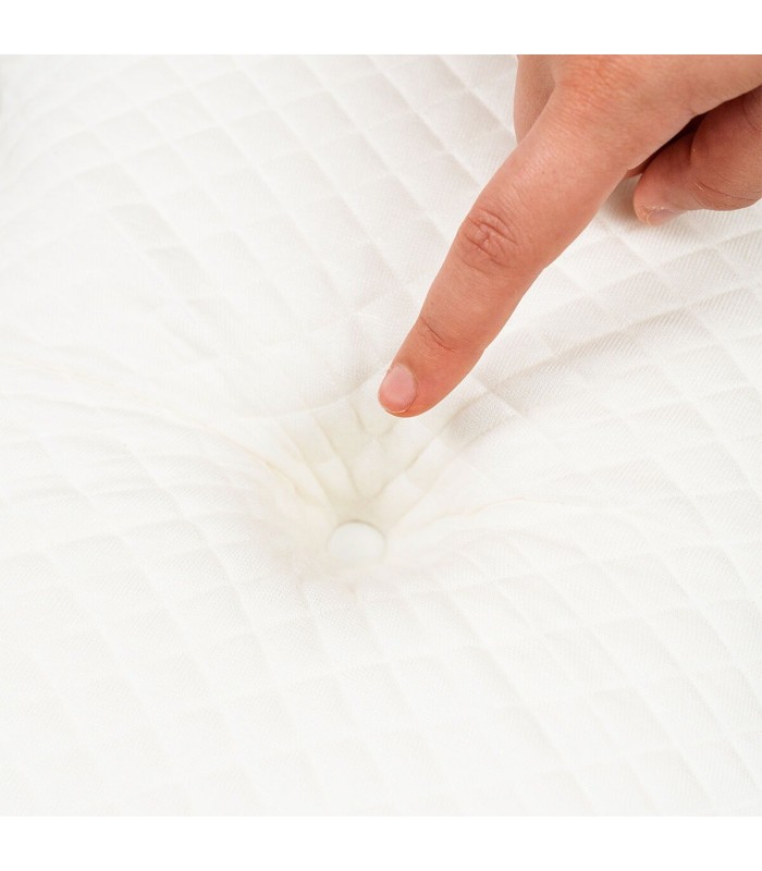 Oreiller ergonomique 61 x 63 🧠 en U blanc Gris