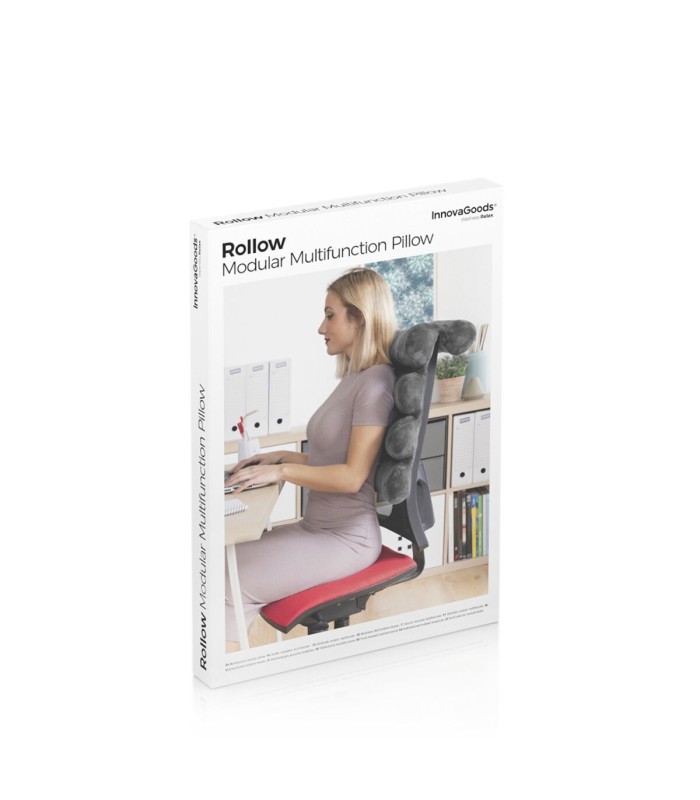 Oreiller modulable multifonction 💤 40 x 60 x 8,5 cm