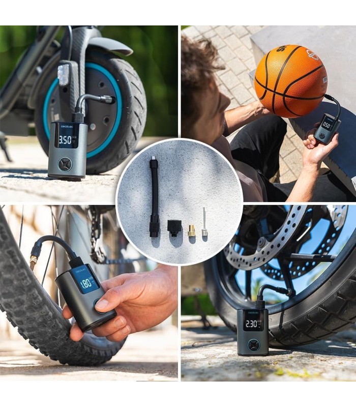 Mini compresseur d'air portable 🚗 | Cecotec 120 W 150 PSI