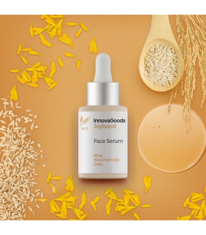 Réflexion durant une seconde Rice Joyboost – sérum visage 30 ml | InnovaGoods